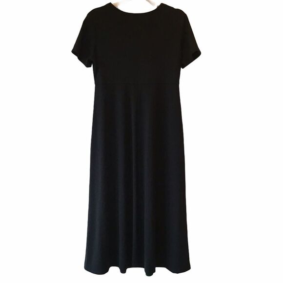 TravelSmith Dress Knit Short Sleeve Black Size XS - Picture 2 of 3